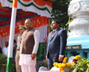 Mangaluru: Kar minister Dinesh Gundu Rao partakes in Aatida Koota at Congress office